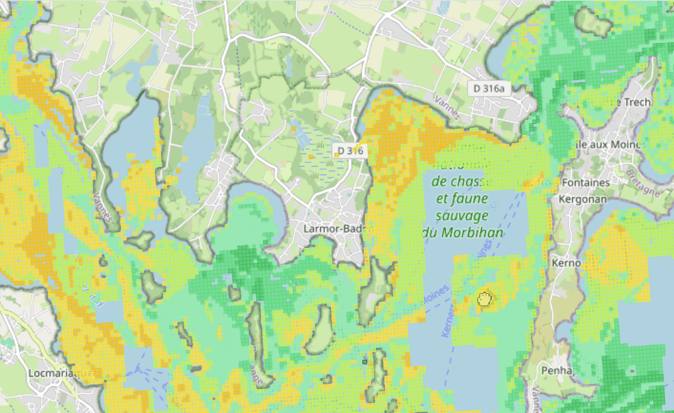 Aperçu carte démo interactive