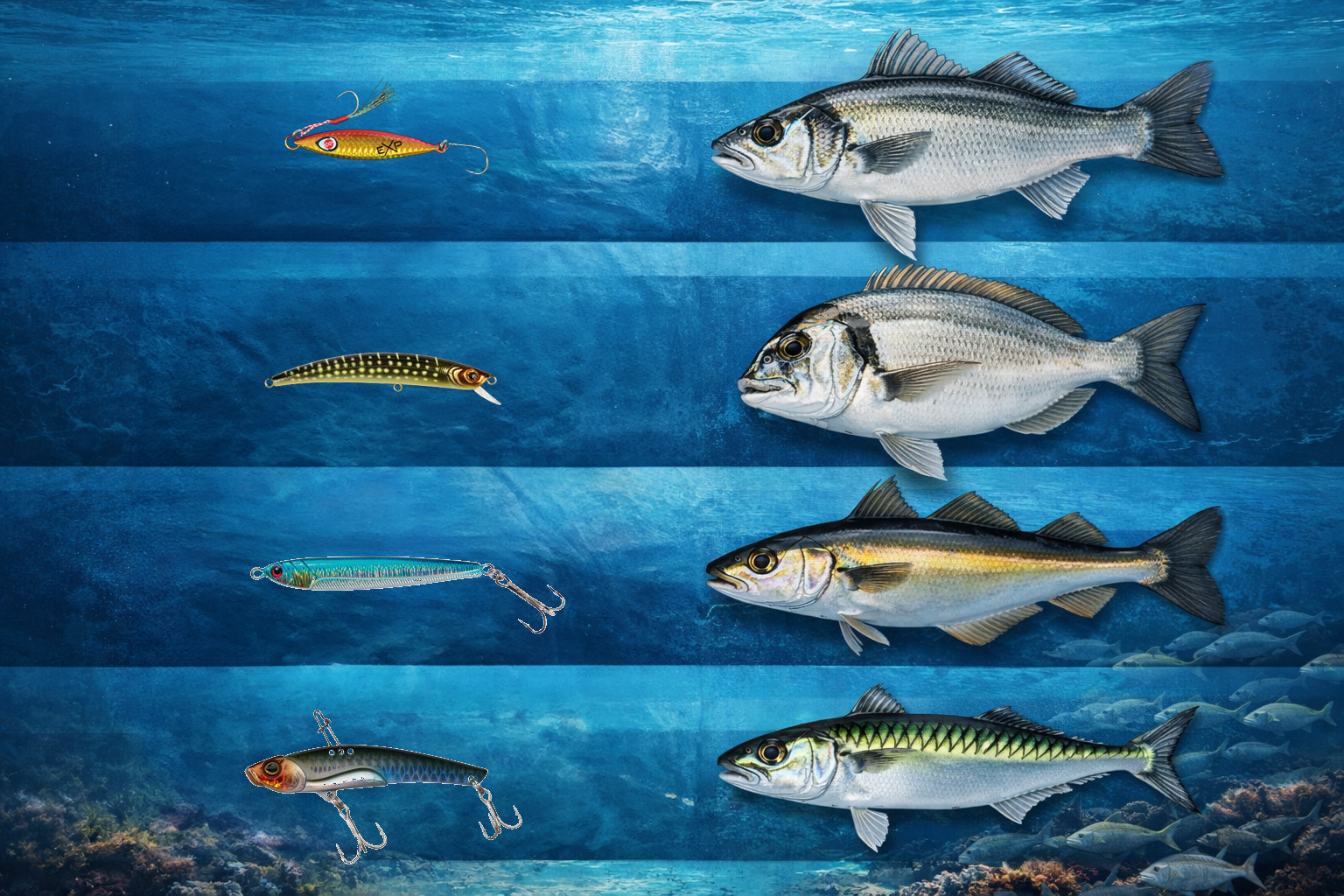 Meilleurs leurres de pêche par espèce : le guide du pêcheur du bord